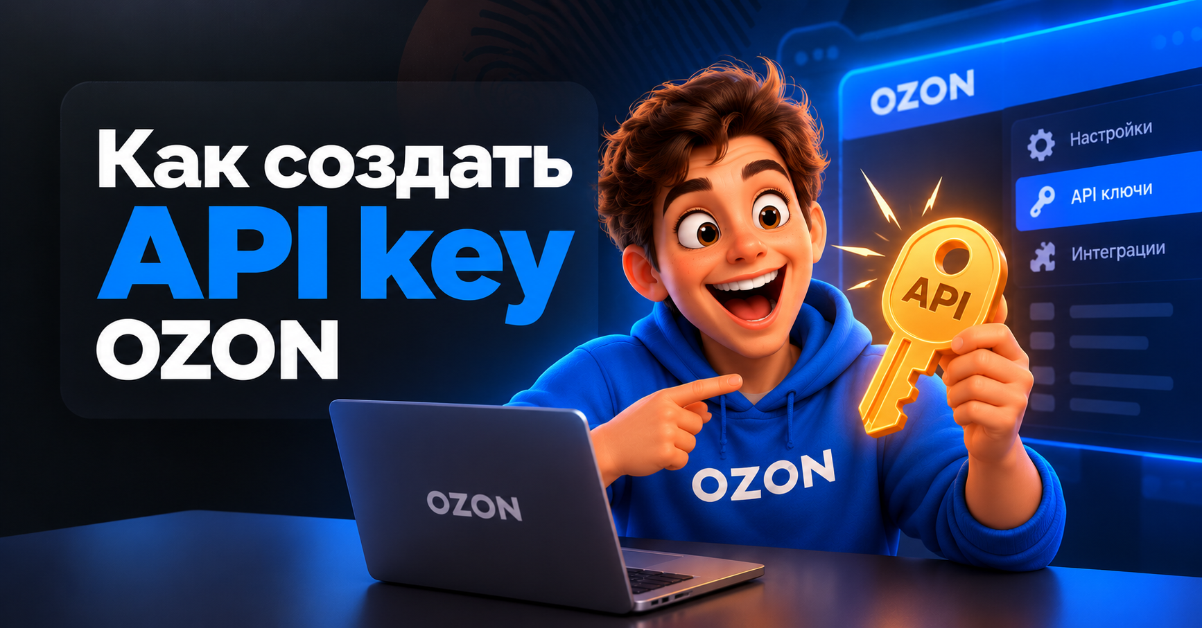 Инструкция где взять и как добавить API key OZON